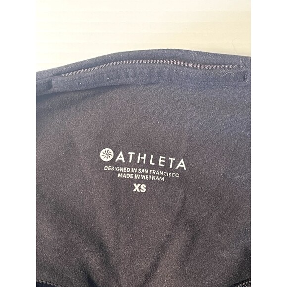 Athleta Inclination Moto Tight Leggings Womens XS Black Stretch Pockets - Picture 7 of 11